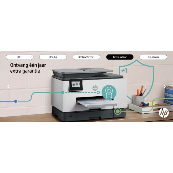 HP OfficeJet Pro HP 9022e All-in-One-printer, Printen, kopiëren, scannen, faxen, HP+; Geschikt voor HP Instant Ink; Automatische documentinvoer; Dubbelzijdig printen (226Y0B)
