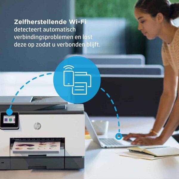 HP OfficeJet Pro HP 9022e All-in-One-printer, Printen, kopiëren, scannen, faxen, HP+; Geschikt voor HP Instant Ink; Automatische documentinvoer; Dubbelzijdig printen (226Y0B)