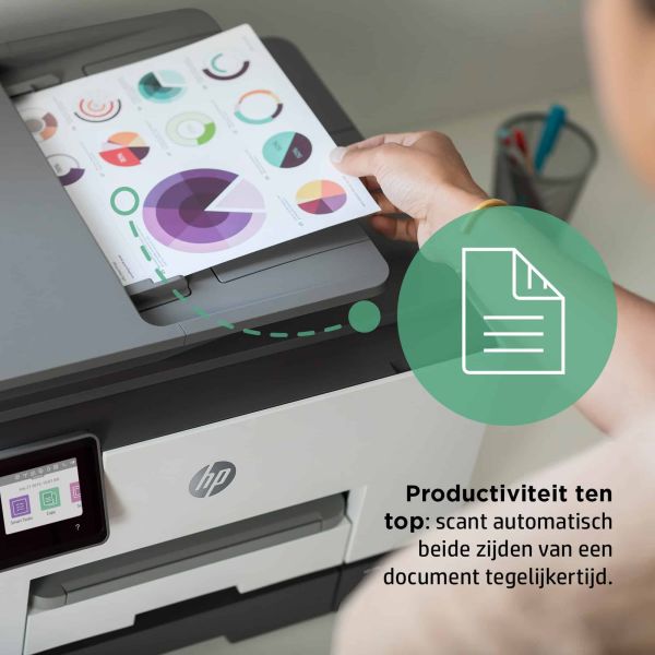 HP OfficeJet Pro HP 9022e All-in-One-printer, Kleur, Printer voor Kleine kantoren, Printen, kopiëren, scannen, faxen, HP+; Geschikt voor HP Instant Ink; Automatische documentinvoer; Dubbelzijdig printen (226Y0B#629)