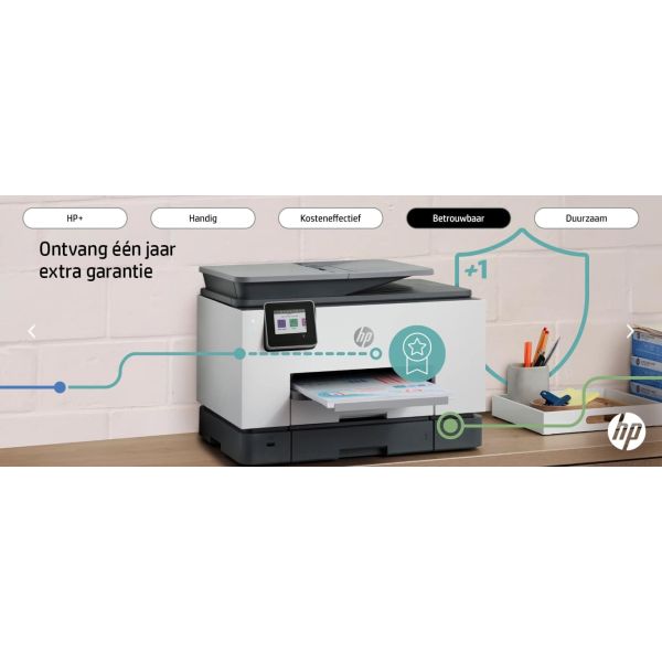 HP OfficeJet Pro HP 9022e All-in-One-printer, Kleur, Printer voor Kleine kantoren, Printen, kopiëren, scannen, faxen, HP+; Geschikt voor HP Instant Ink; Automatische documentinvoer; Dubbelzijdig printen (226Y0B#629)