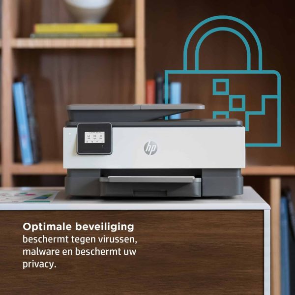 HP OfficeJet HP 8014e All-in-One-printer, Kleur, Printer voor Home, Printen, kopiëren, scannen, HP+; Geschikt voor HP Instant Ink; Automatische documentinvoer; Dubbelzijdig afdrukken (228G0B#629)