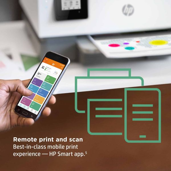 HP OfficeJet HP 8014e All-in-One-printer, Kleur, Printer voor Home, Printen, kopiëren, scannen, HP+; Geschikt voor HP Instant Ink; Automatische documentinvoer; Dubbelzijdig afdrukken (228G0B#629)