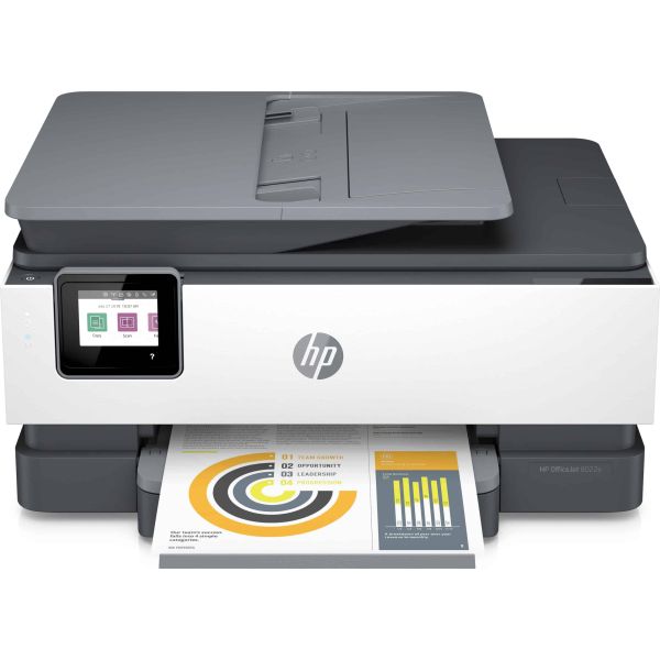 HP OfficeJet Pro HP 8022e All-in-One-printer, Kleur, Printer voor Home, Printen, kopiëren, scannen, faxen, HP+; Geschikt voor HP Instant Ink; Automatische documentinvoer; Dubbelzijdig afdrukken (229W7B#629)