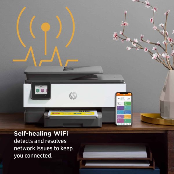 HP OfficeJet Pro HP 8022e All-in-One-printer, Kleur, Printer voor Home, Printen, kopiëren, scannen, faxen, HP+; Geschikt voor HP Instant Ink; Automatische documentinvoer; Dubbelzijdig afdrukken (229W7B#629)