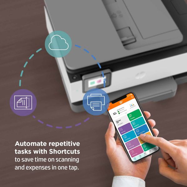 HP OfficeJet Pro HP 8022e All-in-One-printer, Kleur, Printer voor Home, Printen, kopiëren, scannen, faxen, HP+; Geschikt voor HP Instant Ink; Automatische documentinvoer; Dubbelzijdig afdrukken (229W7B#629)