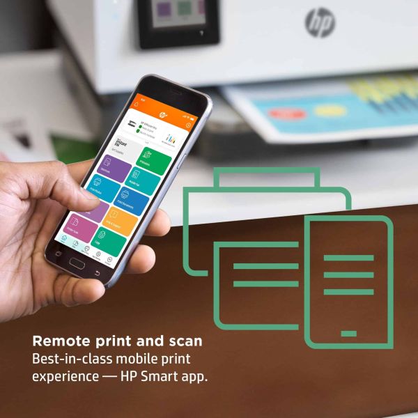 HP OfficeJet Pro HP 8022e All-in-One-printer, Kleur, Printer voor Home, Printen, kopiëren, scannen, faxen, HP+; Geschikt voor HP Instant Ink; Automatische documentinvoer; Dubbelzijdig afdrukken (229W7B#629)