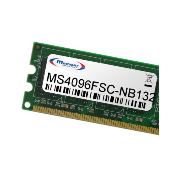Memory Solution MS4096FSC-NB132 geheugenmodule 4 GB (FUJ:CA46212-4911)