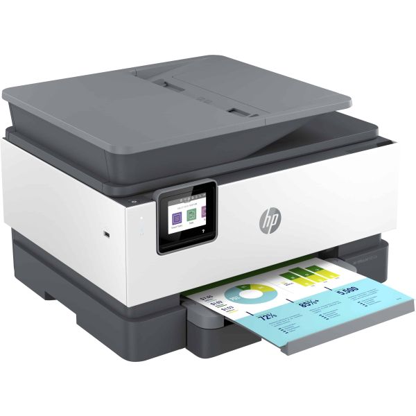HP OfficeJet Pro HP 9012e All-in-One-printer, Kleur, Printer voor Kleine kantoren, Printen, kopiëren, scannen, faxen, HP+; Geschikt voor HP Instant Ink; Automatische documentinvoer; Dubbelzijdig printen (22A55B#629)