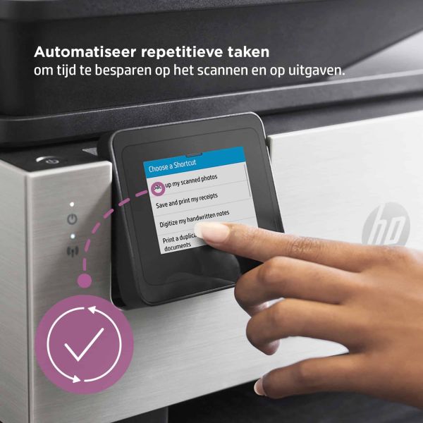 HP OfficeJet Pro HP 9019e All-in-One-printer, Kleur, Printer voor Kleine kantoren, Printen, kopiëren, scannen, faxen, HP+; Geschikt voor HP Instant Ink; Automatische documentinvoer; Dubbelzijdig printen (22A59B#629)