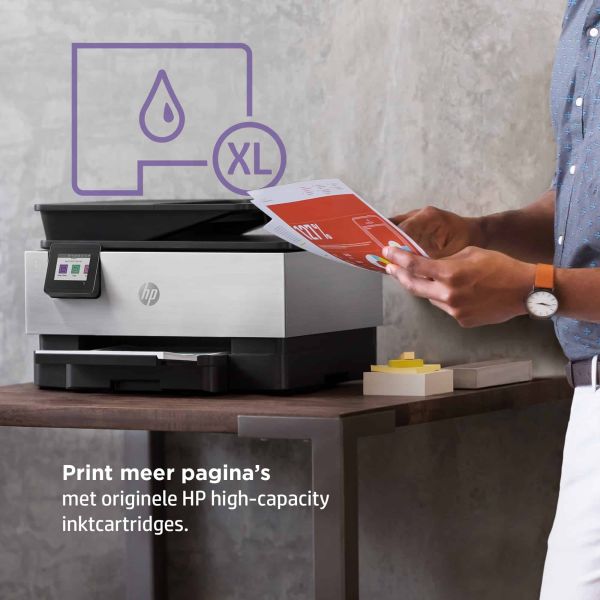 HP OfficeJet Pro HP 9019e All-in-One-printer, Kleur, Printer voor Kleine kantoren, Printen, kopiëren, scannen, faxen, HP+; Geschikt voor HP Instant Ink; Automatische documentinvoer; Dubbelzijdig printen (22A59B#629)