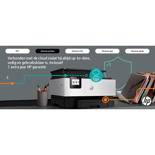 HP OfficeJet Pro HP 9019e All-in-One-printer, Kleur, Printer voor Kleine kantoren, Printen, kopiëren, scannen, faxen, HP+; Geschikt voor HP Instant Ink; Automatische documentinvoer; Dubbelzijdig printen (22A59B#629)