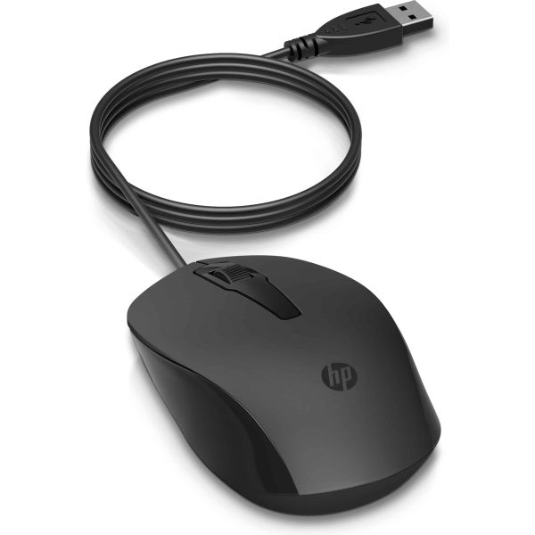 HP 150 muis met kabel (240J6AA#ABB)