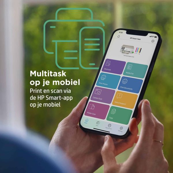 HP ENVY HP Inspire 7220e All-in-One printer, Kleur, Printer voor Home, Printen, kopiëren, scannen, Draadloos; HP+; Geschikt voor HP Instant Ink; Scan naar pdf (242P6B)
