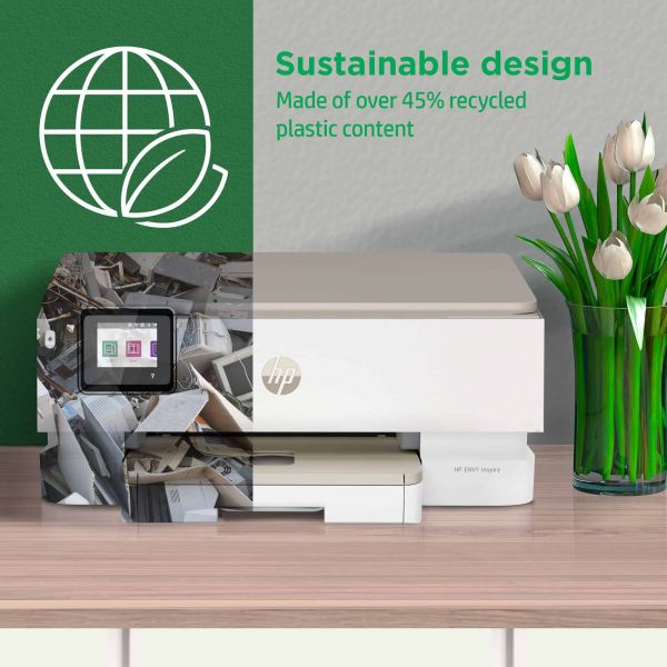 HP ENVY HP Inspire 7220e All-in-One printer, Kleur, Printer voor Home, Printen, kopiëren, scannen, Draadloos; HP+; Geschikt voor HP Instant Ink; Scan naar pdf (242P6B#629)