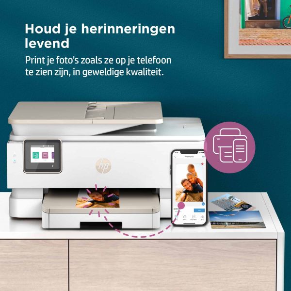 HP ENVY HP Inspire 7920e All-in-One printer, Kleur, Printer voor Thuis en thuiskantoor, Printen, kopiëren, scannen, Draadloos; HP+; Geschikt voor HP Instant Ink; Automatische documentinvoer (242Q0B#629)