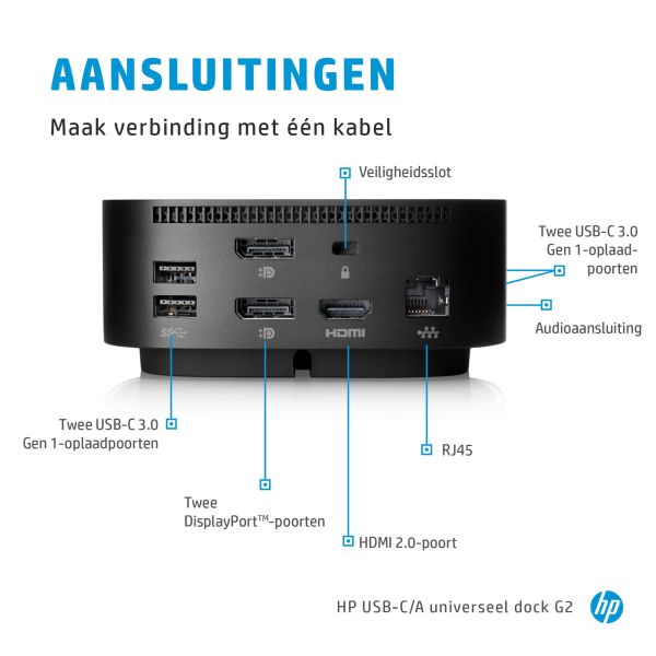 HP USB-C dock G5 (26D32AA#ABB)