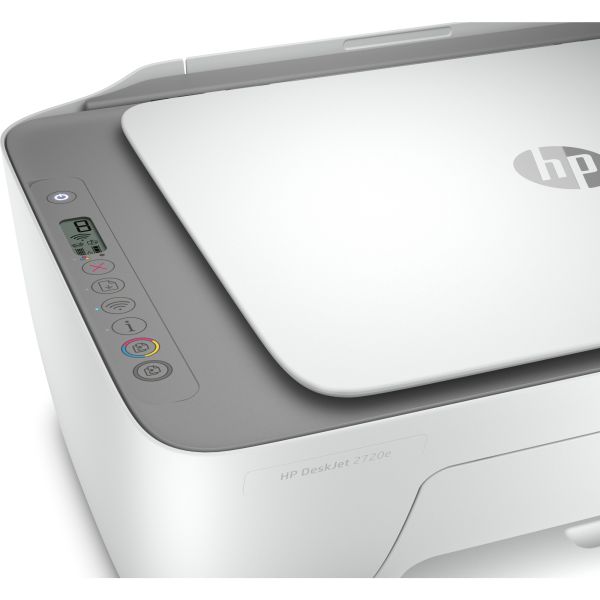HP DeskJet 2720e Draadloos All-in-One Kleur Printer, Instant Ink; Kopieerapparaat, scanner (26K67B#629)