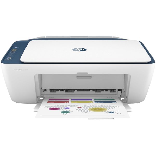 HP HP Deskjet 2721e All-in-One printer, Kleur, Printer voor Home, Printen, kopiëren, scannen, Draadloos; HP+; Geschikt voor HP Instant Ink; Printen vanaf een telefoon of tablet (26K68B#629)