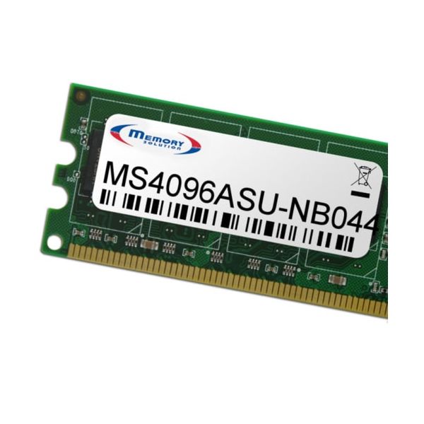 Memory Solution MS4096ASU-NB044 geheugenmodule 4 GB (MS4096ASU-NB044)