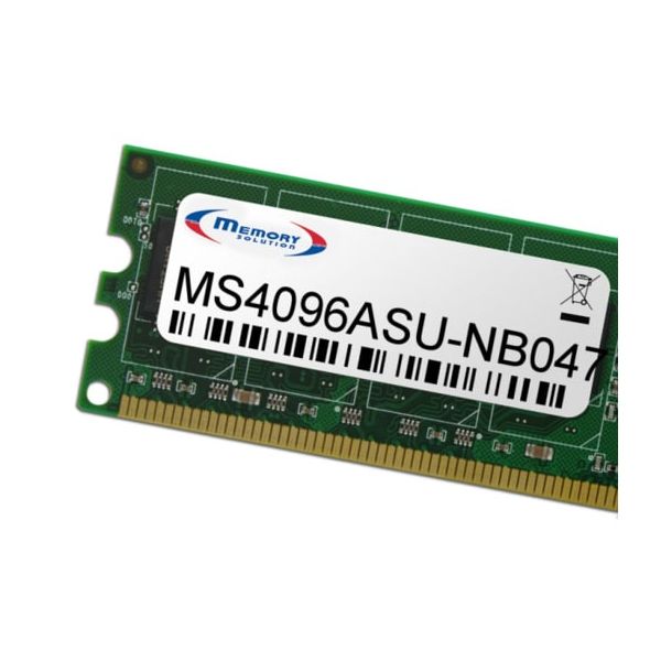 Memory Solution MS4096ASU-NB047 geheugenmodule 4 GB (MS4096ASU-NB047)