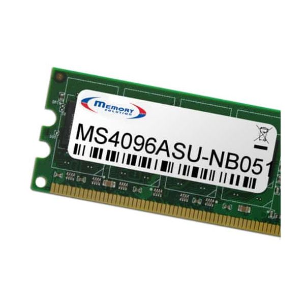 Memory Solution MS4096ASU-NB051 geheugenmodule 4 GB (MS4096ASU-NB051)