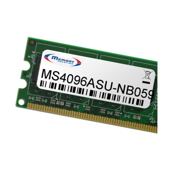 Memory Solution MS4096ASU-NB059 geheugenmodule 4 GB (MS4096ASU-NB059)