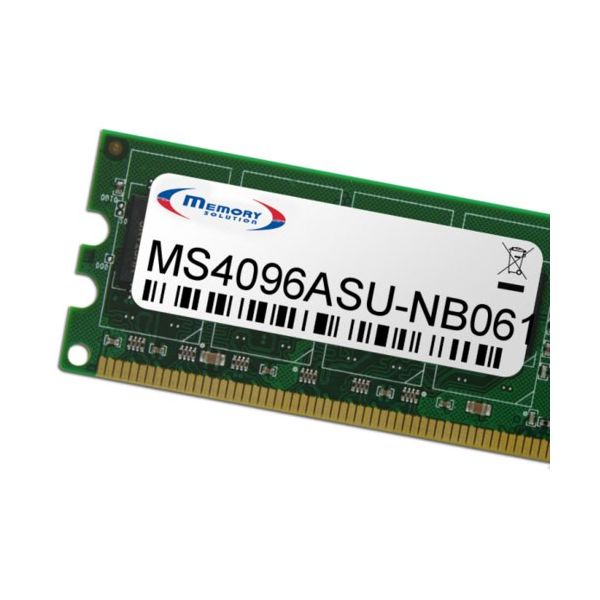 Memory Solution MS4096ASU-NB061 geheugenmodule 4 GB (MS4096ASU-NB061)
