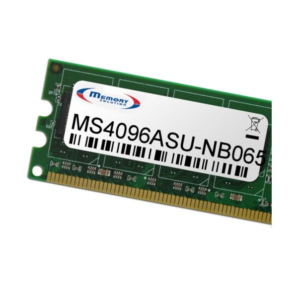 Memory Solution MS4096ASU-NB065 geheugenmodule 4 GB (MS4096ASU-NB065) Memory Solution MS4096ASU-NB065 geheugenmodule 4 GB (MS4096ASU-NB065)