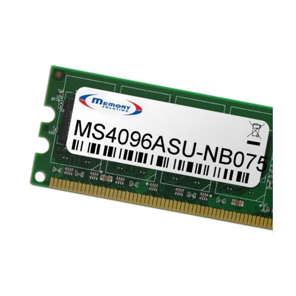 Memory Solution MS4096ASU-NB075 geheugenmodule 4 GB (MS4096ASU-NB075) Memory Solution MS4096ASU-NB075 geheugenmodule 4 GB (MS4096ASU-NB075)