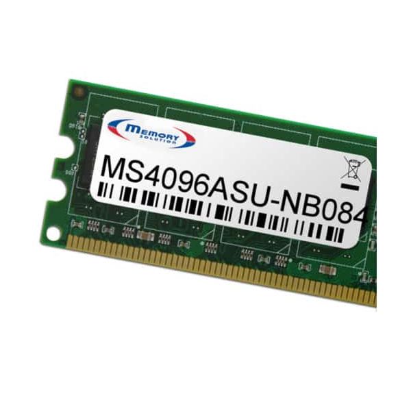 Memory Solution MS4096ASU-NB084 geheugenmodule 4 GB (MS4096ASU-NB084)