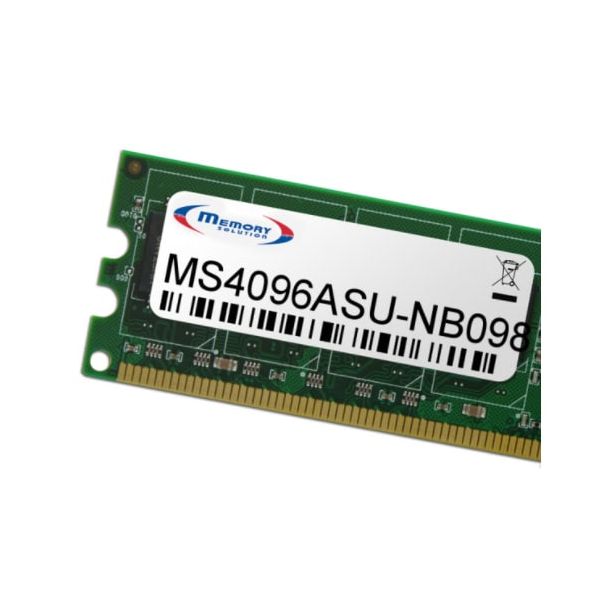 Memory Solution MS4096ASU-NB098 geheugenmodule 4 GB (MS4096ASU-NB098) Memory Solution MS4096ASU-NB098 geheugenmodule 4 GB (MS4096ASU-NB098)