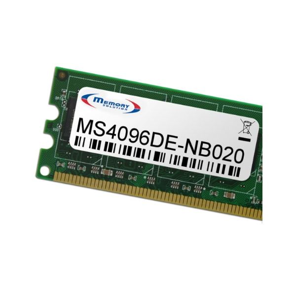 Memory Solution MS4096DE-NB020 geheugenmodule 4 GB (MS4096DE-NB020)