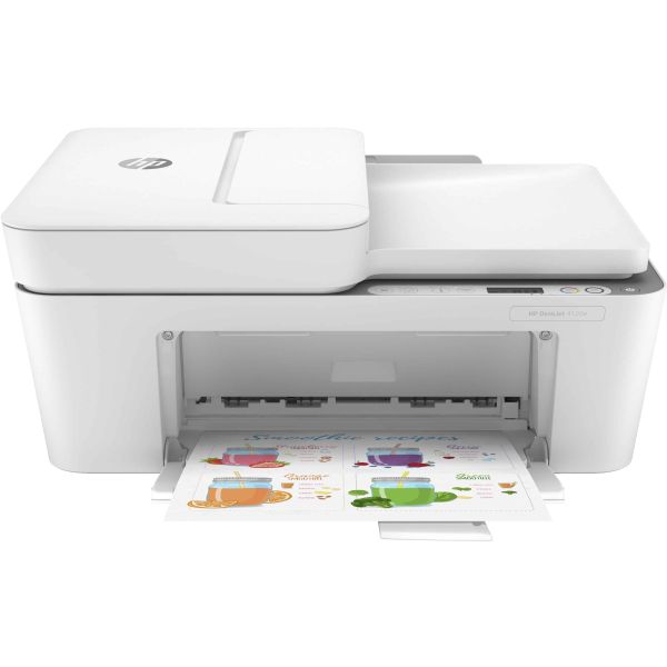 HP DeskJet HP 4120e All-in-One printer, Kleur, Printer voor Home, Printen, kopiëren, scannen, faxen via mobiel, HP+; Geschikt voor HP Instant Ink; Scan naar pdf (26Q90B#629)