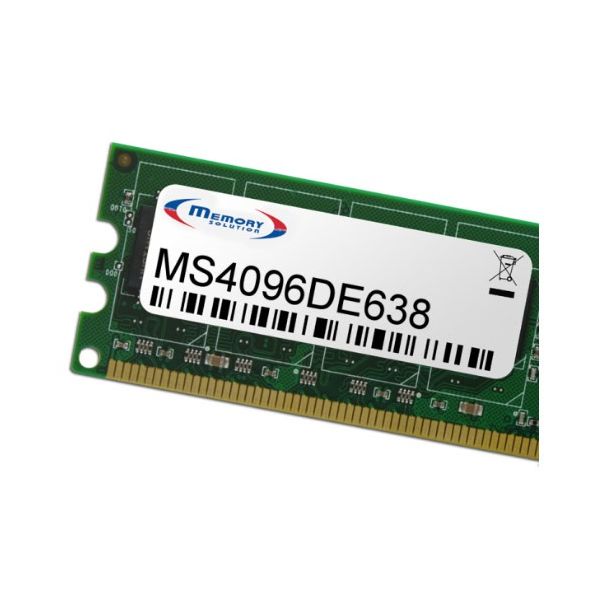 Memory Solution MS4096DE638 geheugenmodule 4 GB (MS4096DE638)