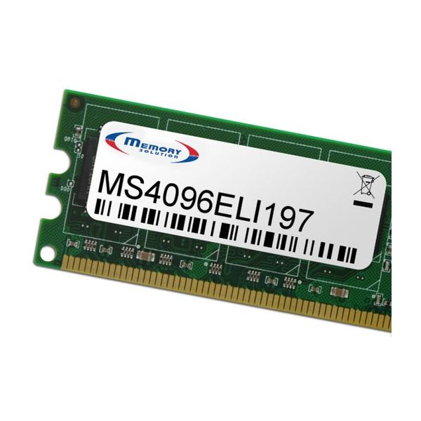 Memory Solution MS4096ELI197 geheugenmodule 4 GB (MS4096ELI197)