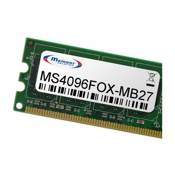 Memory Solution MS4096FOX-MB27 geheugenmodule 4 GB (MS4096FOX-MB27)