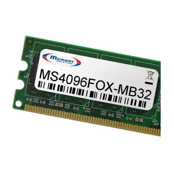 Memory Solution MS4096FOX-MB32 geheugenmodule 4 GB (MS4096FOX-MB32)