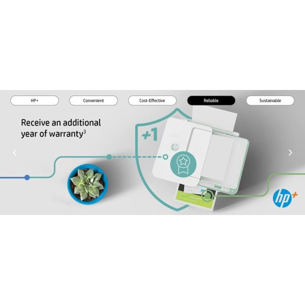 HP DeskJet HP 4122e All-in-One printer, Kleur, Printer voor Home, Printen, kopiëren, scannen, faxen via mobiel, HP+; Geschikt voor HP Instant Ink; Scan naar pdf (26Q92B#629)