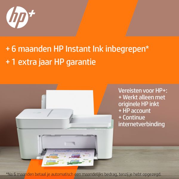 HP DeskJet 4122e Draadloos All-in-One Kleur Printer, Instant Ink; Kopieerapparaat, scanner (26Q92B#629) HP DeskJet 4122e Draadloos All-in-One Kleur Printer, Instant Ink; Kopieerapparaat, scanner (26Q92B#629)