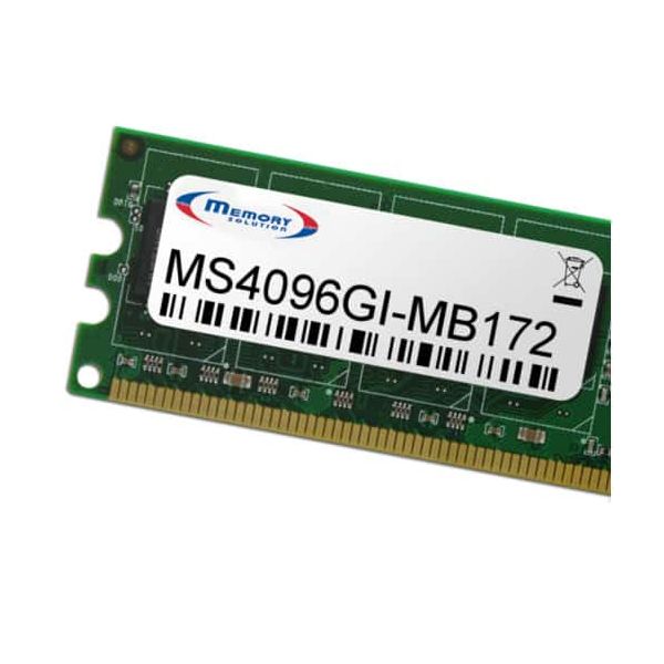 Memory Solution MS4096GI-MB172 geheugenmodule 4 GB (MS4096GI-MB172) Memory Solution MS4096GI-MB172 geheugenmodule 4 GB (MS4096GI-MB172)
