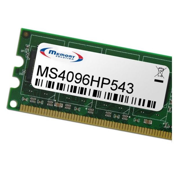 Memory Solution MS4096HP543 geheugenmodule 4 GB (MS4096HP543)