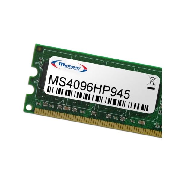 Memory Solution MS4096HP945 geheugenmodule 4 GB (MS4096HP945) Memory Solution MS4096HP945 geheugenmodule 4 GB (MS4096HP945)