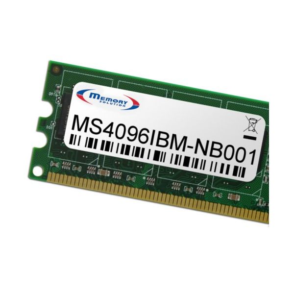 Memory Solution MS4096IBM-NB001 geheugenmodule 4 GB (MS4096IBM-NB001)