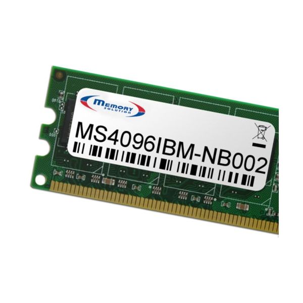 Memory Solution MS4096IBM-NB002 geheugenmodule 4 GB (MS4096IBM-NB002)