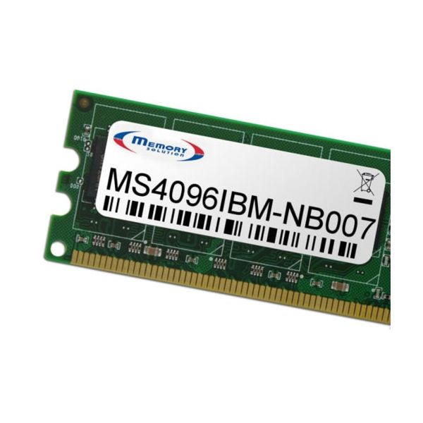 Memory Solution MS4096IBM-NB007 geheugenmodule 4 GB (MS4096IBM-NB007)