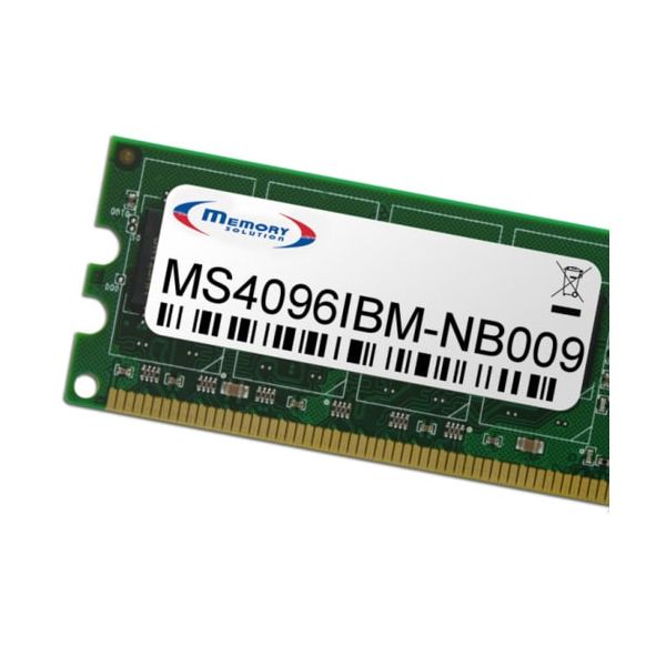 Memory Solution MS4096IBM-NB009 geheugenmodule 4 GB (MS4096IBM-NB009)
