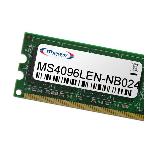 Memory Solution Speicherbausteine geheugenmodule 4 GB (MS4096LEN-NB024)