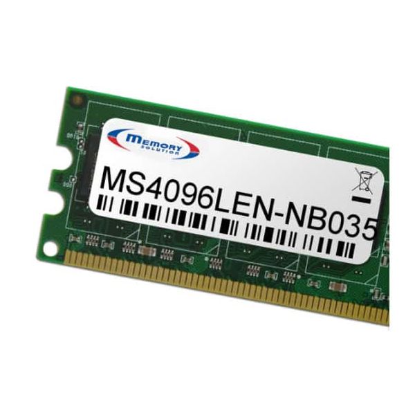 Memory Solution MS4096LEN-NB035 geheugenmodule 4 GB (MS4096LEN-NB035)