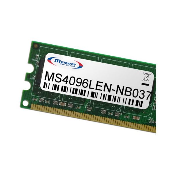 Memory Solution MS4096LEN-NB037 geheugenmodule 4 GB (MS4096LEN-NB037)