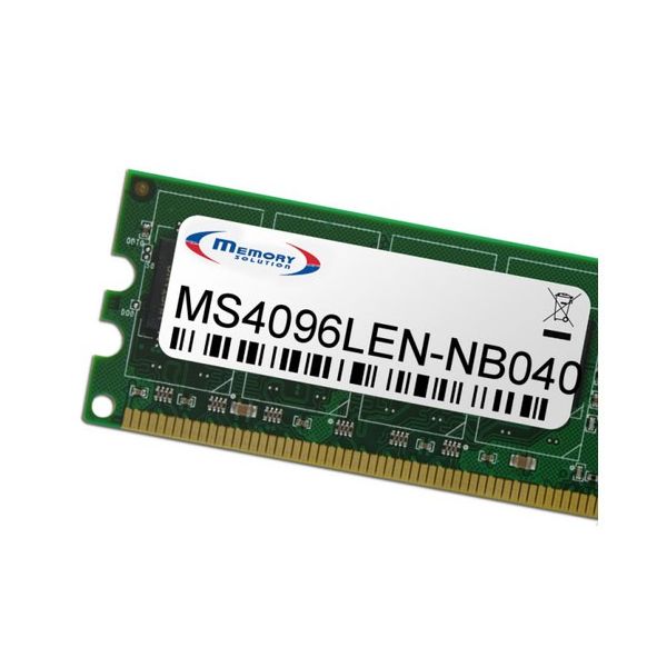 Memory Solution MS4096LEN-NB040 geheugenmodule 4 GB (MS4096LEN-NB040)